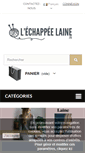 Mobile Screenshot of echappee-laine.fr