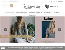 Tablet Screenshot of echappee-laine.fr