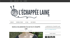 Desktop Screenshot of blog.echappee-laine.fr